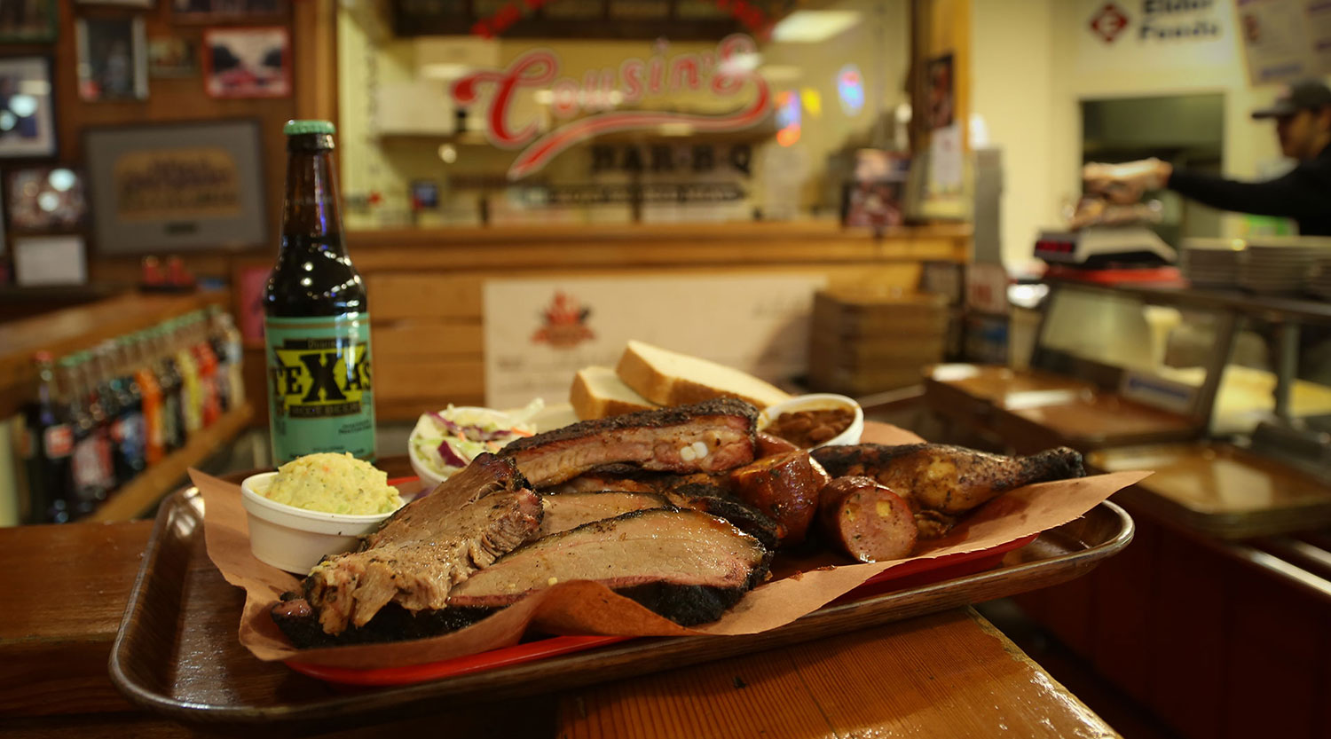 Cousin's Forth Worth Bar-B-Q Restaurants have been serving real slow smoke Texas BBBQ since 1983